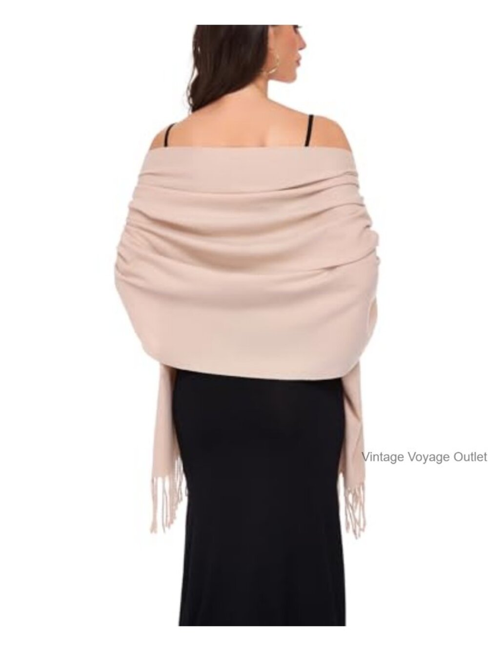Pashmina Shawl Wrap for Women Evening Dresses Wedding Scarf Polyester Viscose